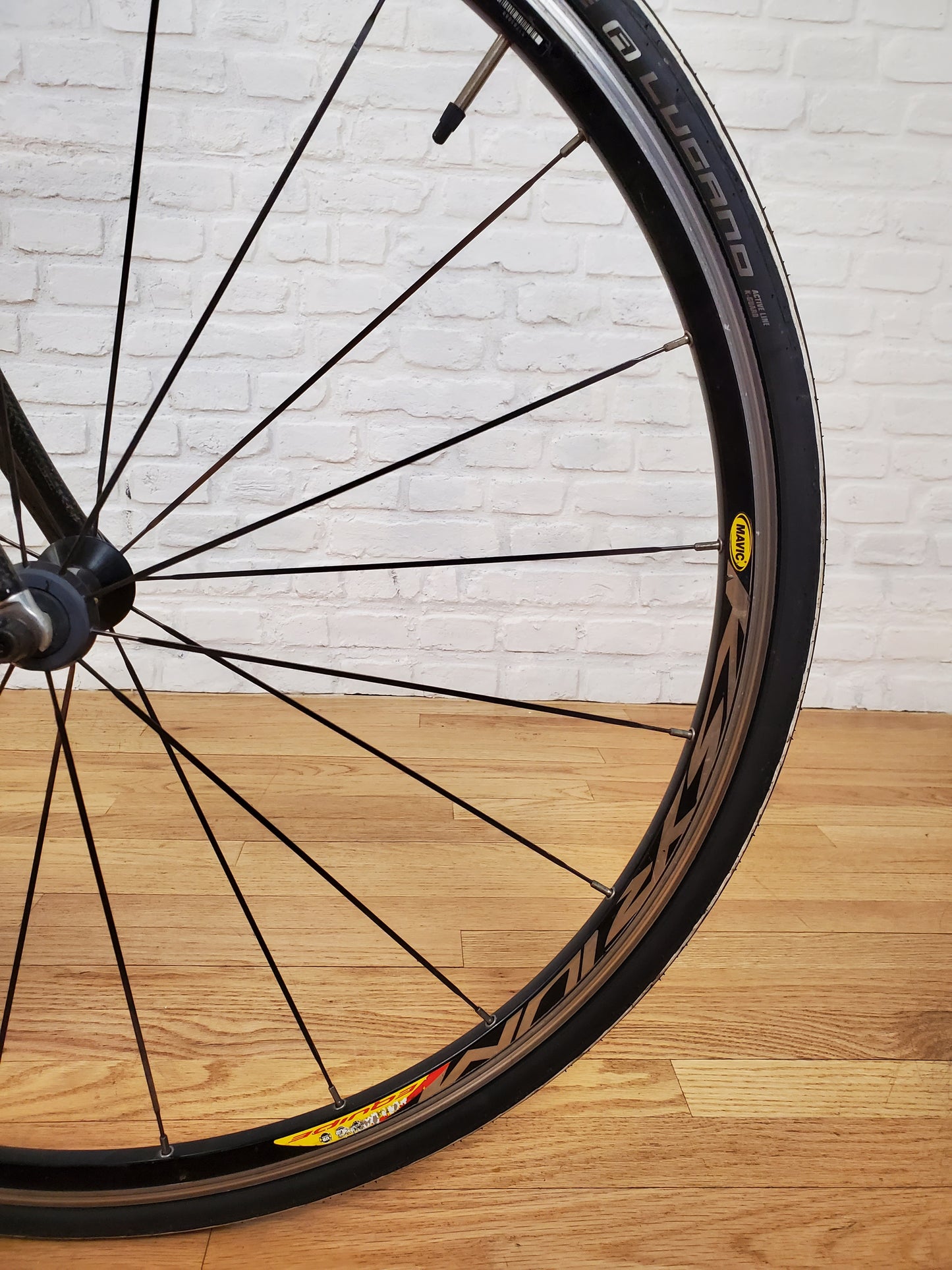 Mavic Ksyrium Equipe wheels with Schwalbe tires
