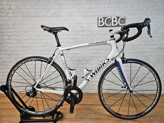 Used 2011 Specialized Tarmac SL3 S-Works Saxo Bank Ultegra 56cm - Brooklyn Carbon Bike Co.