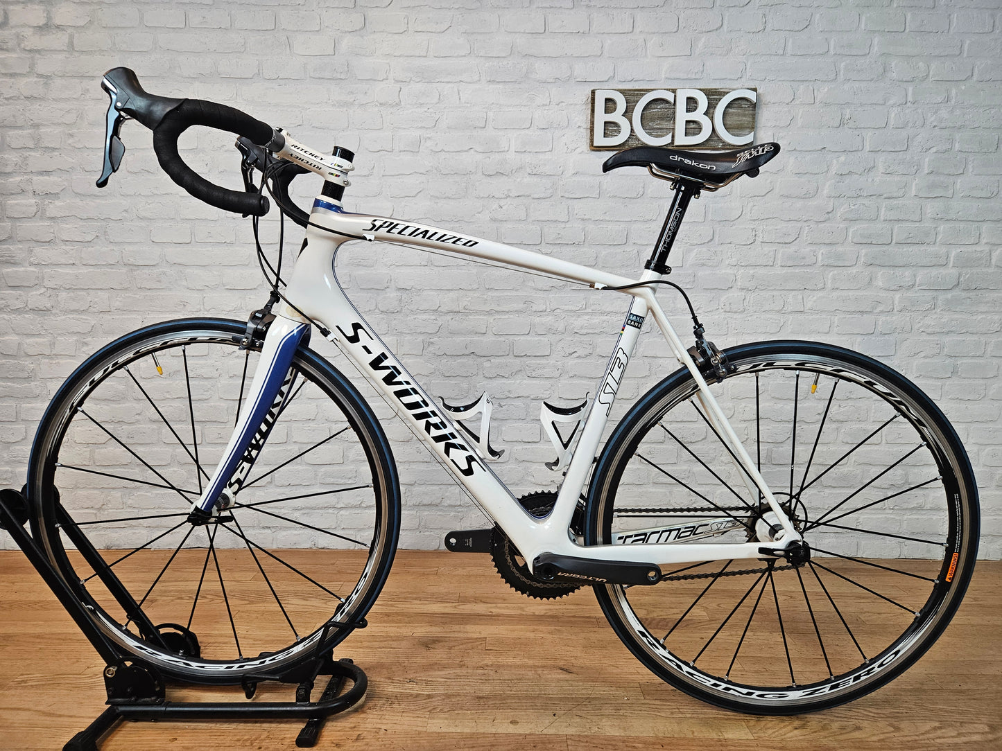 Used 2011 Specialized Tarmac SL3 S-Works Saxo Bank Ultegra 56cm - Brooklyn Carbon Bike Co.