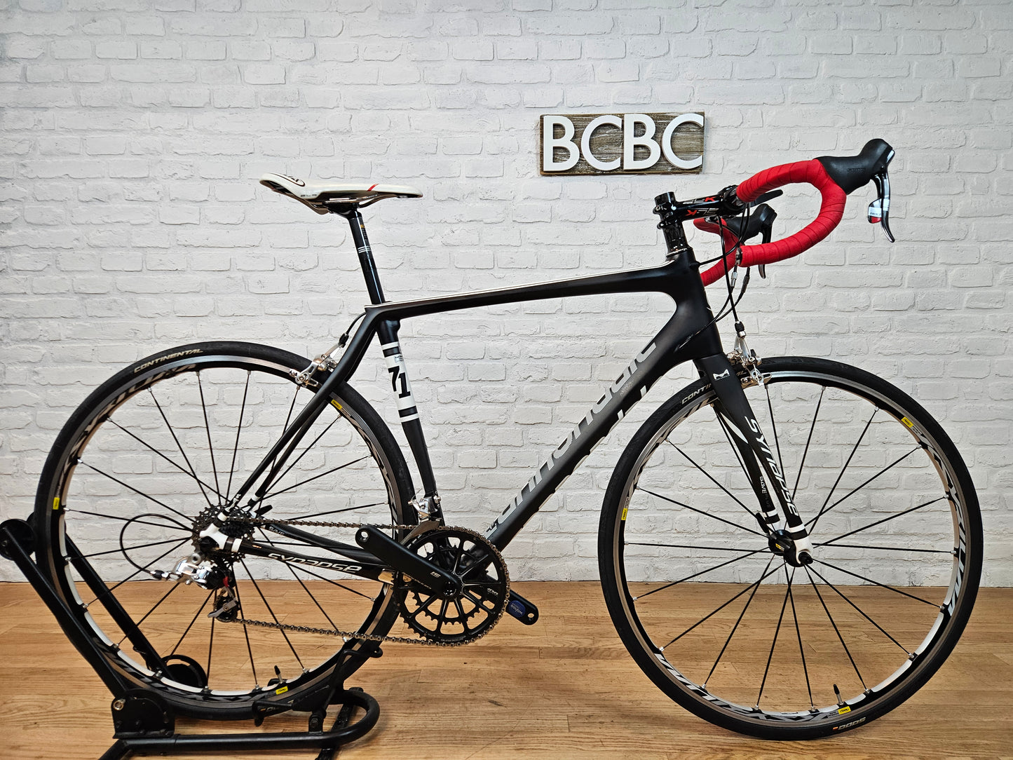 Used 2015 Cannondale Synapse Carbon Hi-Mod Lab 71 Red 56cm - Brooklyn Carbon Bike Co.