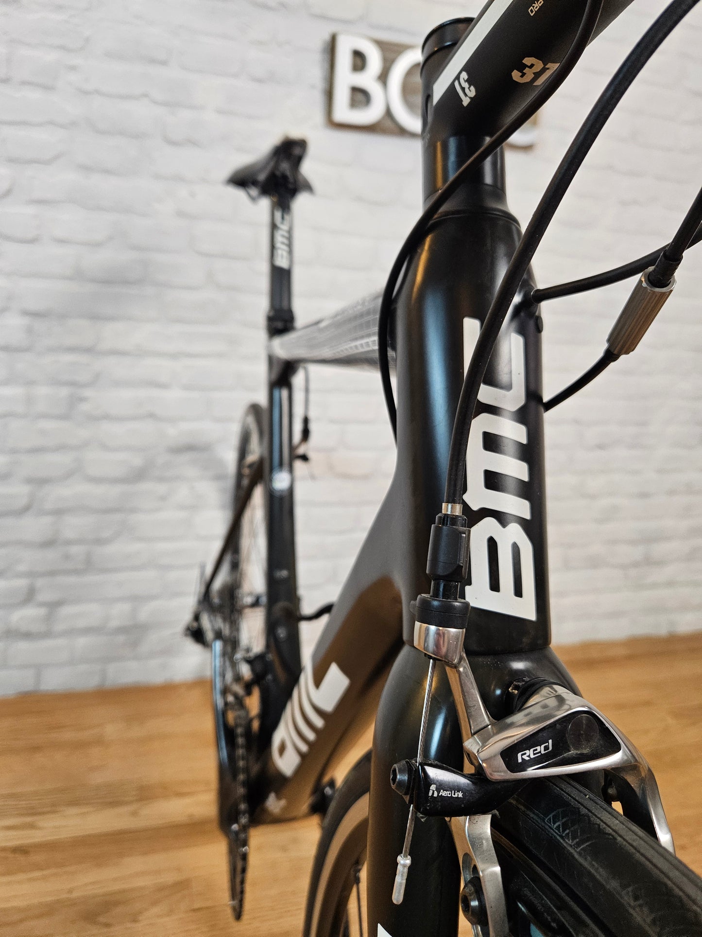 Used 2014 BMC TeamMachine SLR01 Red  – Size 56cm - Brooklyn Carbon Bike Co.