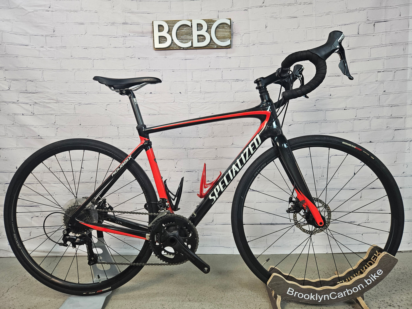 Used 2017 Specialized Roubaix Sport Disc Futureshock 105  – Size 54cm - Brooklyn Carbon Bike Co.