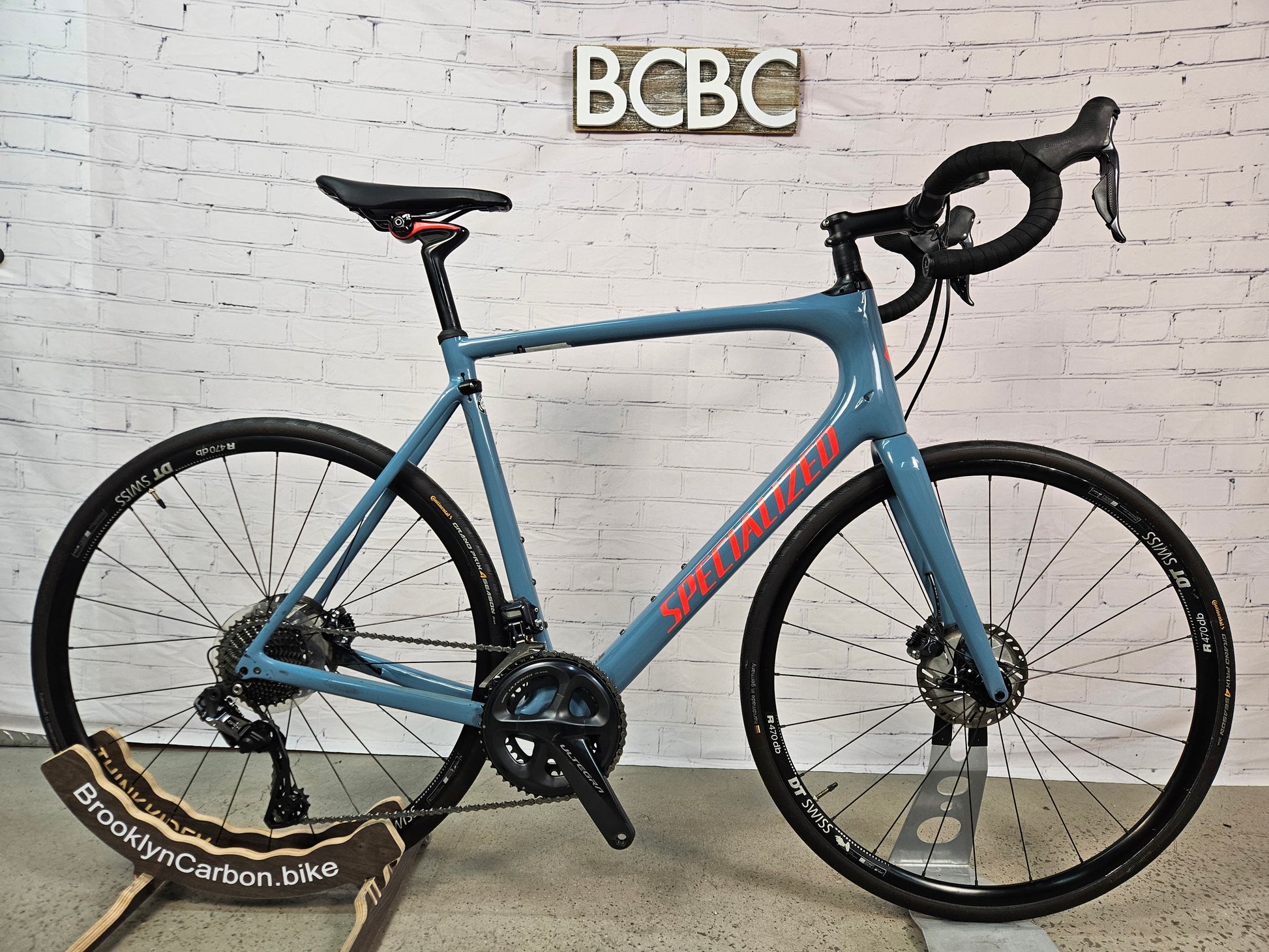 Used 2019 Specialized Roubaix Comp Disc Futureshock Ultegra Di2 - 52cm - Brooklyn Carbon Bike Co.