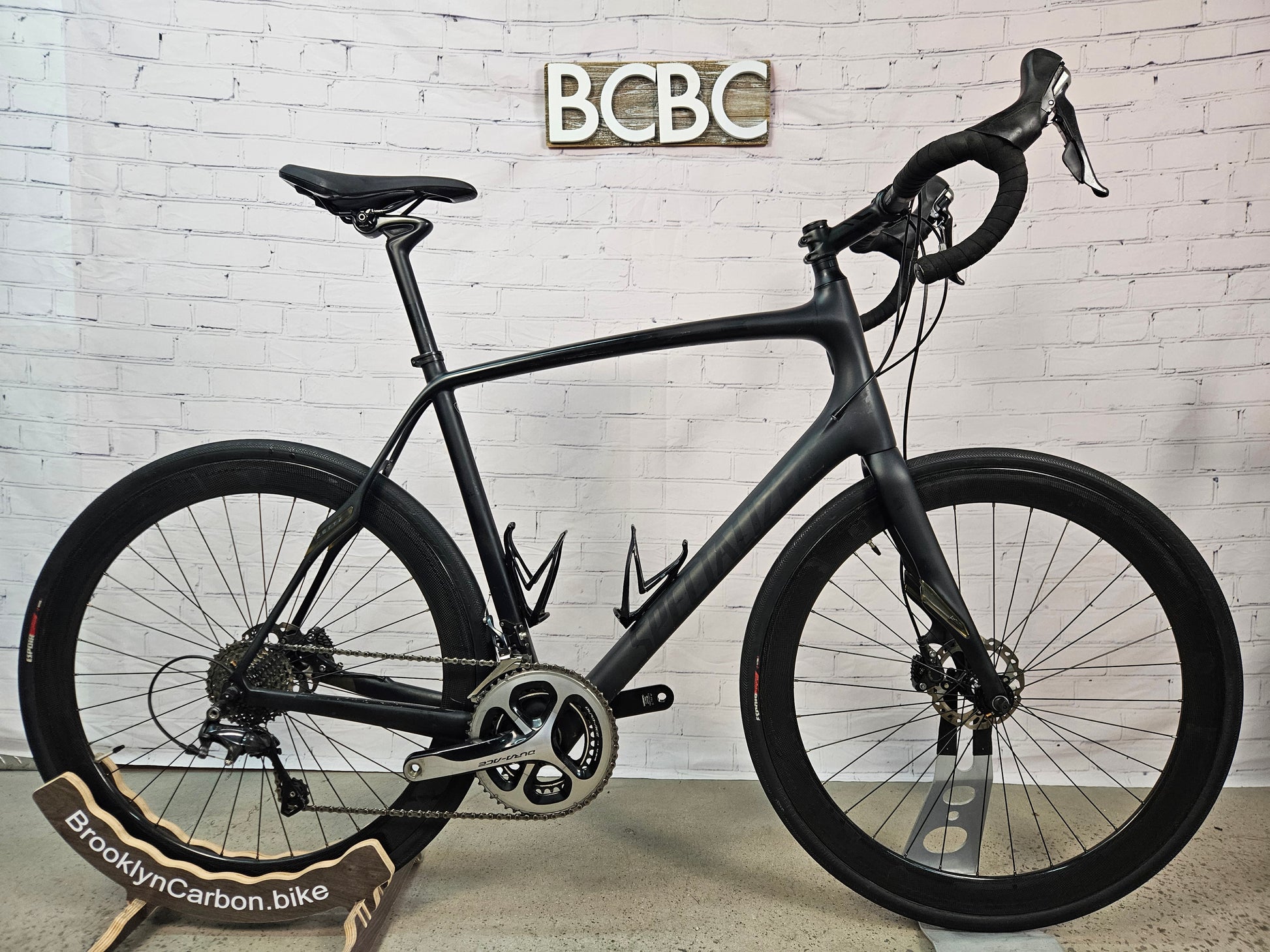 Used 2015 Specialized Roubaix Comp Disc Dura Ace Ultegra - 61cm - Brooklyn Carbon Bike Co.