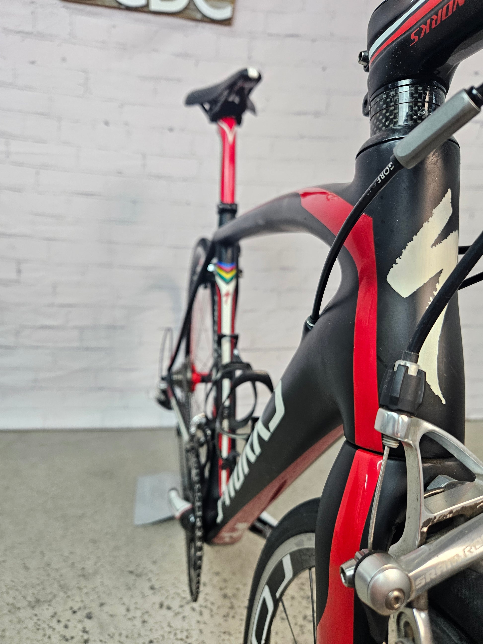 Used 2012 Specialized Tarmac SL4 S-Works SRAM Red - 54cm - Brooklyn Carbon Bike Co.