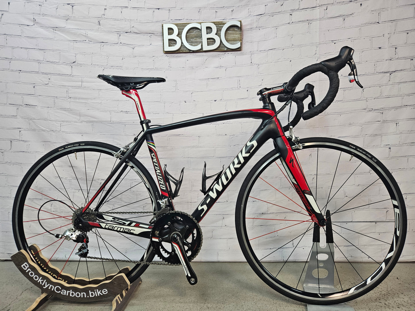 Used 2012 Specialized Tarmac SL4 S-Works SRAM Red - 54cm - Brooklyn Carbon Bike Co.