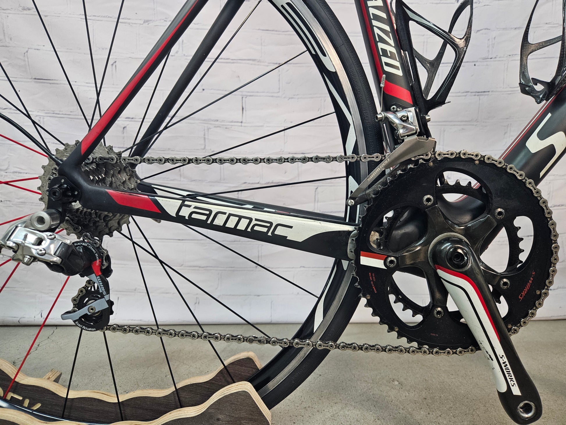Used 2012 Specialized Tarmac SL4 S-Works SRAM Red - 54cm - Brooklyn Carbon Bike Co.