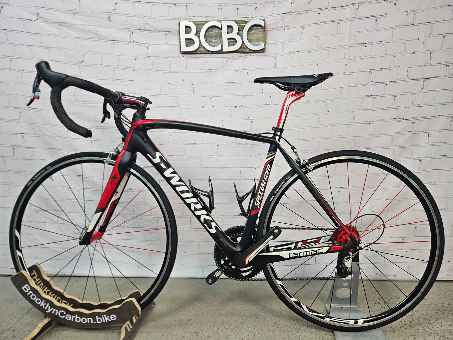Used 2012 Specialized Tarmac SL4 S-Works SRAM Red - 54cm - Brooklyn Carbon Bike Co.