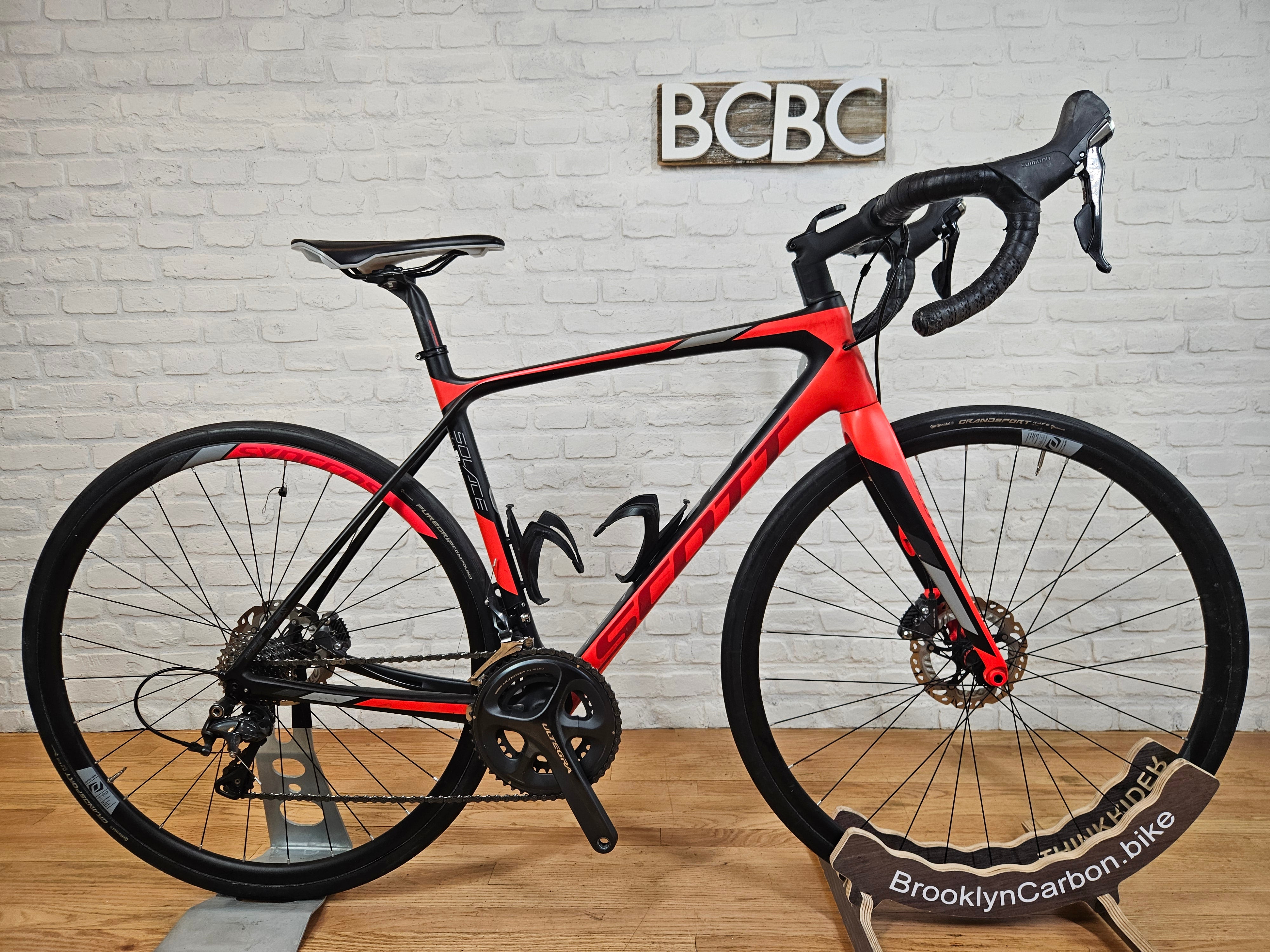 スコットSOLACE 700C フルカーボン 2x10S 470mm ロード 2015 Scott Solace 10 Disc Ultegra | Brooklyn Carbon Bikes