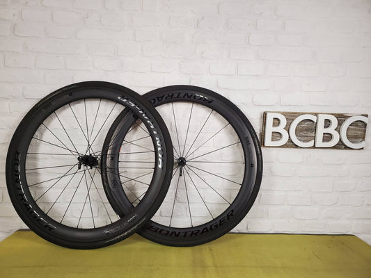 Bontrager Aeolus Pro 5 Carbon Fiber Clinchers 11 Speed Shimano 700c - Brooklyn Carbon Bike Co.