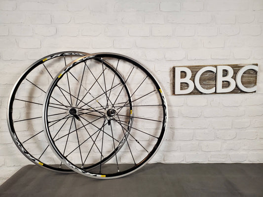 Mavic Cosmic R-Sys Carbon Fiber Clinchers 11 Speed Shimano 700c - Brooklyn Carbon Bike Co.