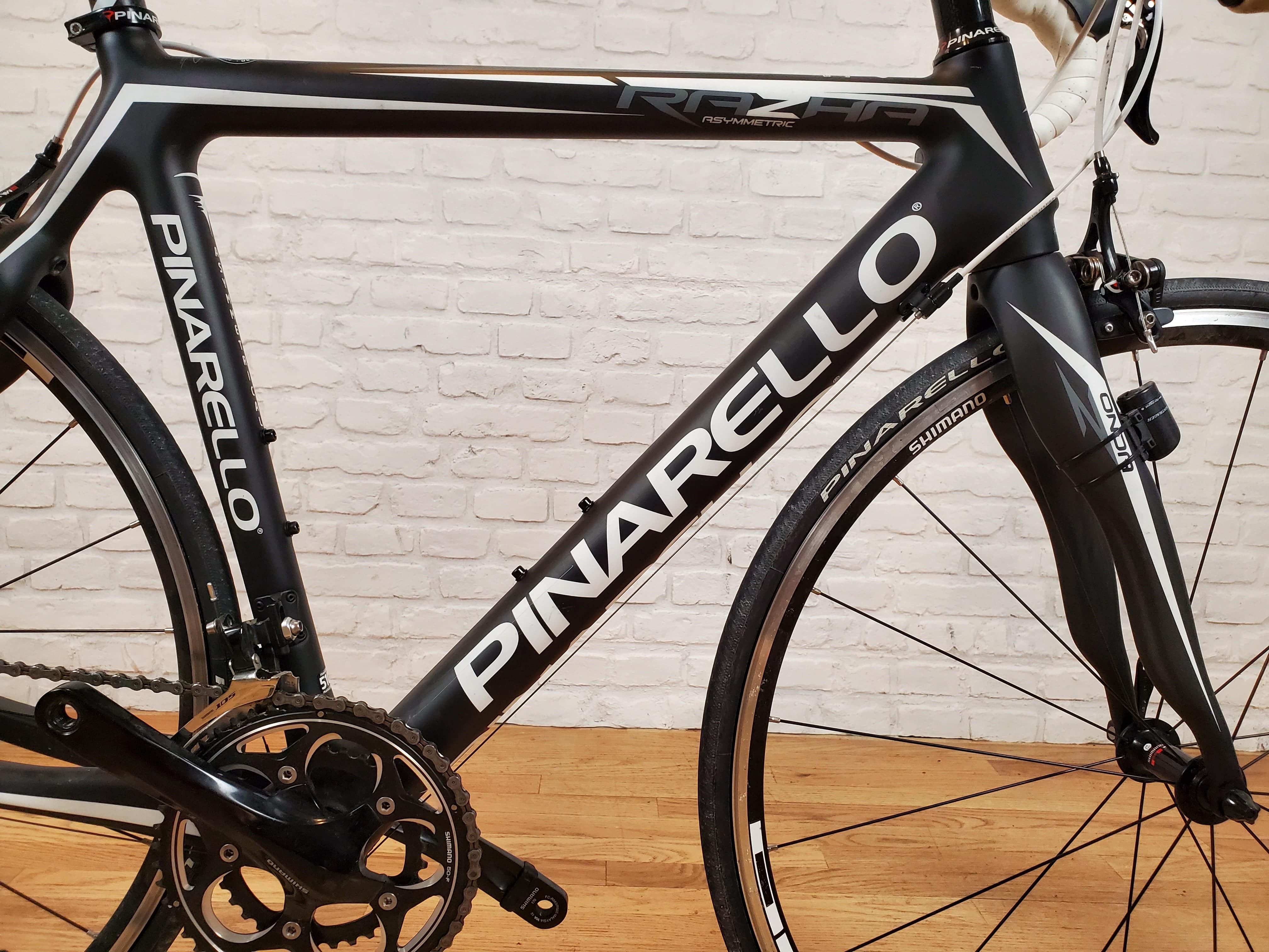 Used 2015 Pinarello Razha 105 – Size 51cm black-white | Brooklyn
